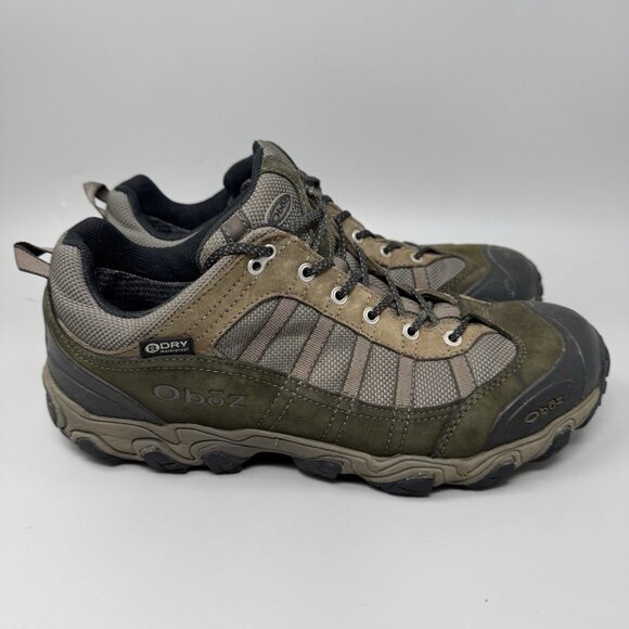 Oboz Tamarack US Mens Size 11.5 W Waterproofl Low-Top Hiking Trai Shoes Green main image 4